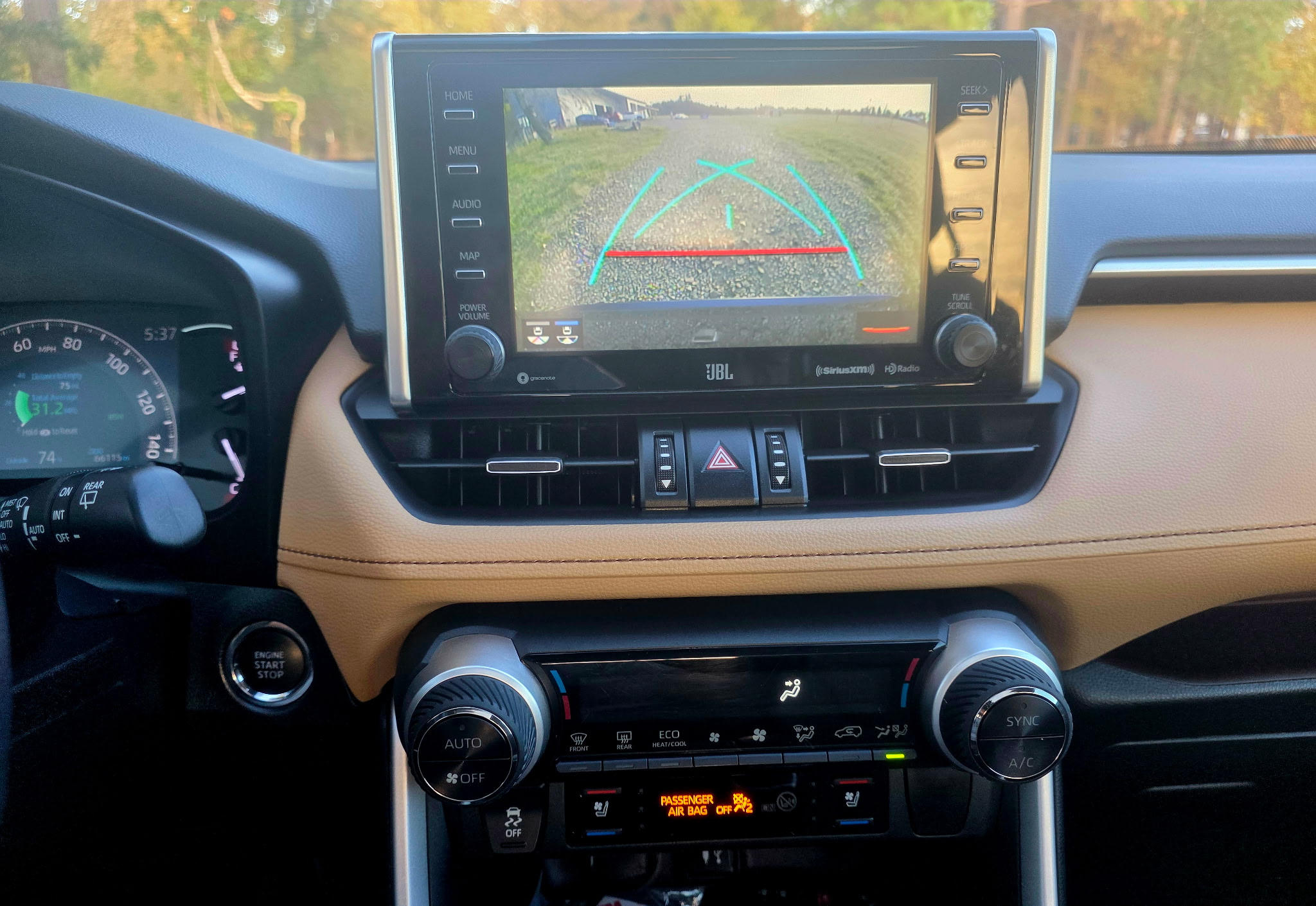 2019 Toyota RAV4 Limited dashboard and JBL audio