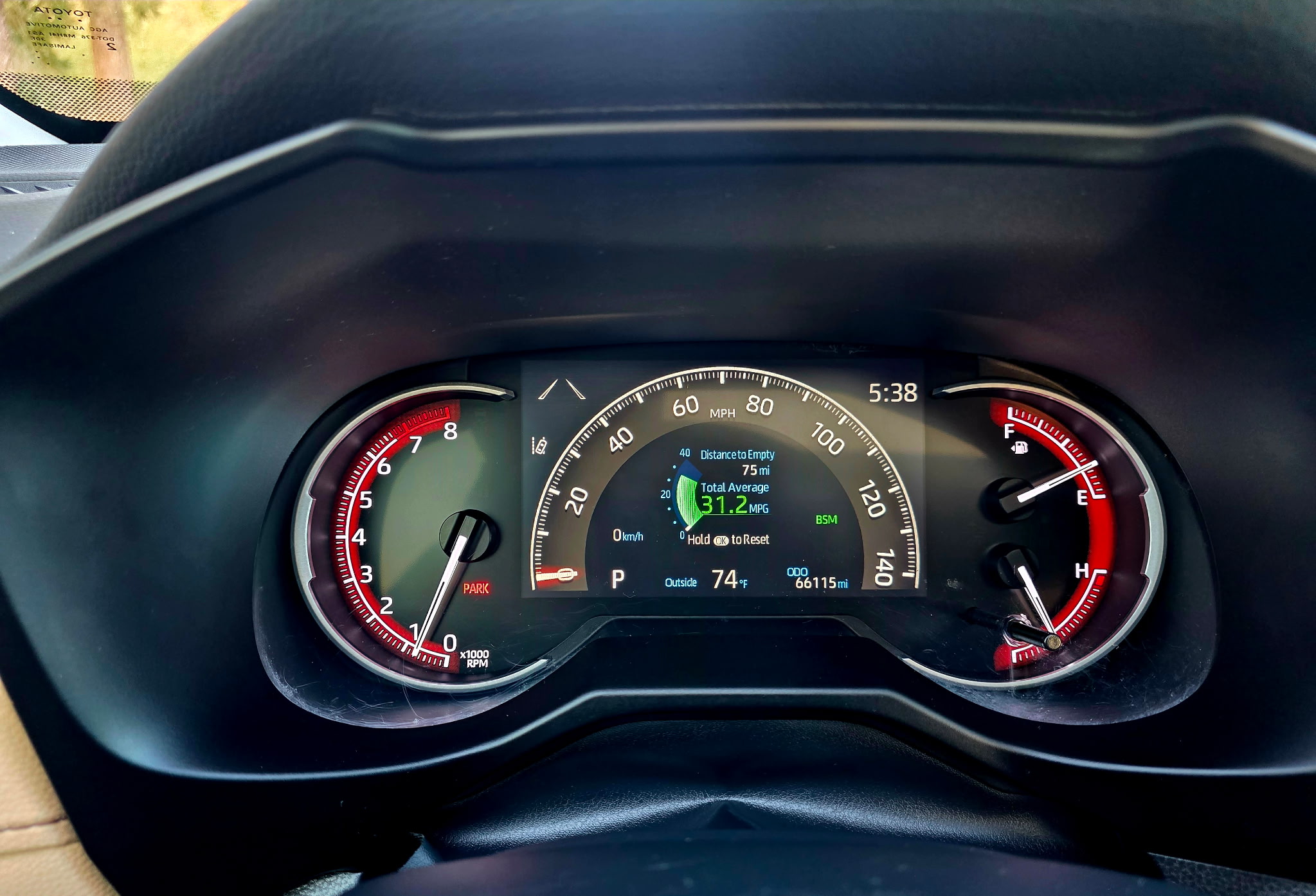 2019 Toyota RAV4 Limited instrument cluster
